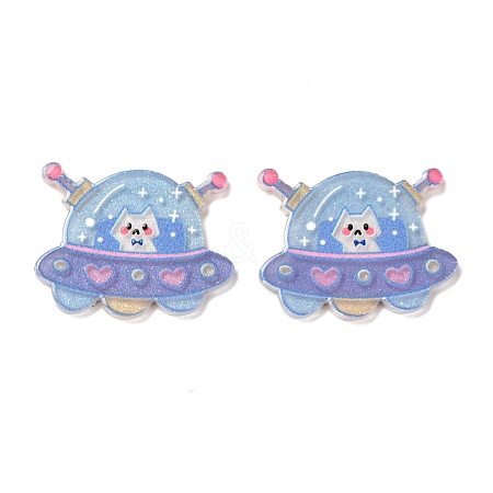 Cartoon Acrylic Cabochons MACR-P021-B10-1