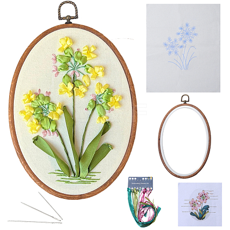 DIY Embroidery Beginner Kits DIY-WH20063-006A-1