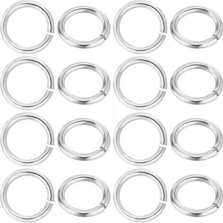 50Pcs 925 Sterling Silver Open Jump Rings STER-BBC0006-18B-1