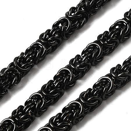 304 Stainless Steel Byzantine Chains CHS-P007-07B-01-1
