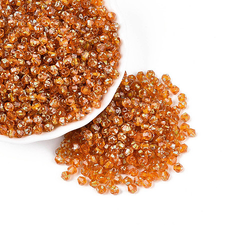 Picasso Baking Paint Glass Seed Beads SEED-N007-37J-1