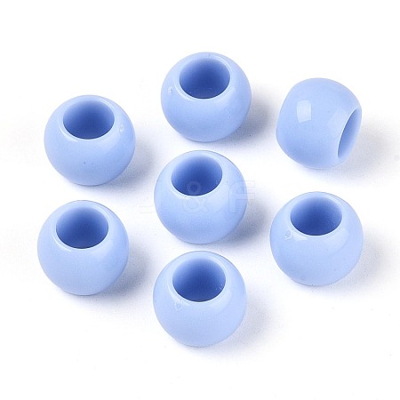 Opaque Acrylic Beads SACR-N018-05J-1