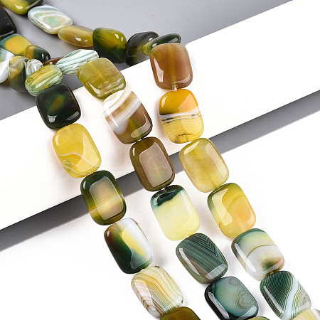 Natural Agate Beads Strands G-N356-03A-11-1