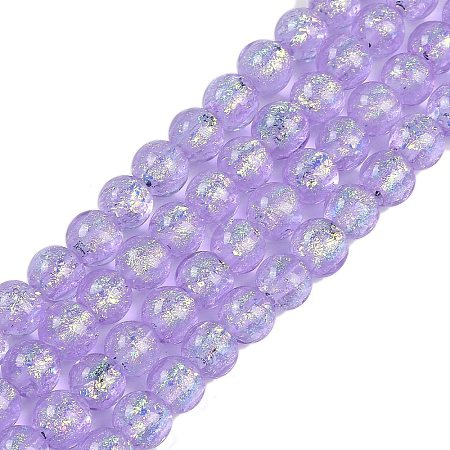 Handmade Foil Lampwork Beads Strands FOIL-K003-06A-01-1