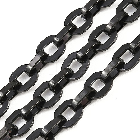 201 Stainless Steel Oval Link Chains CHS-F024-07EB-1