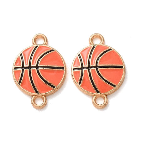 Alloy Enamel Connector Charms AL-CBA6C03-01KCG-1