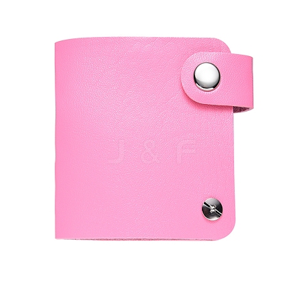 26 Slots Imitation Leather Rectangle DIY Nail Art Image Plate Storage Bags MRMJ-R085-020F-1