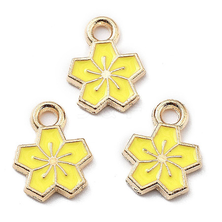 Alloy Enamel Charms ENAM-S022-01B-1