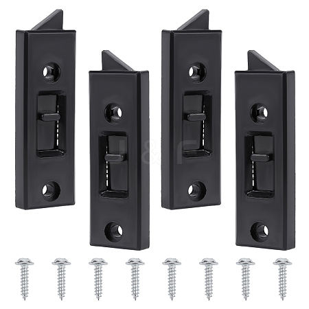 2 Pairs Plastic Window Latch Locks KY-GF0001-26A-1
