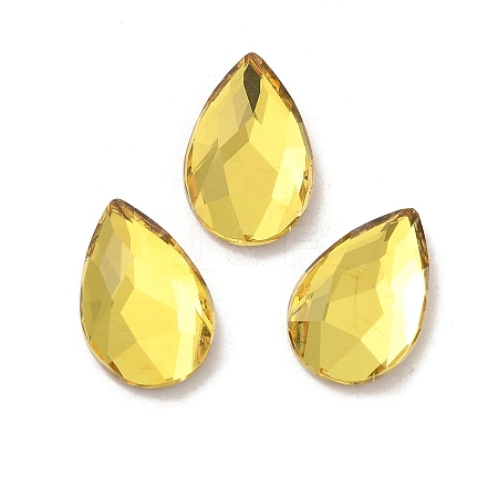 Glass Rhinestone Cabochons RGLA-P037-15A-D226-1