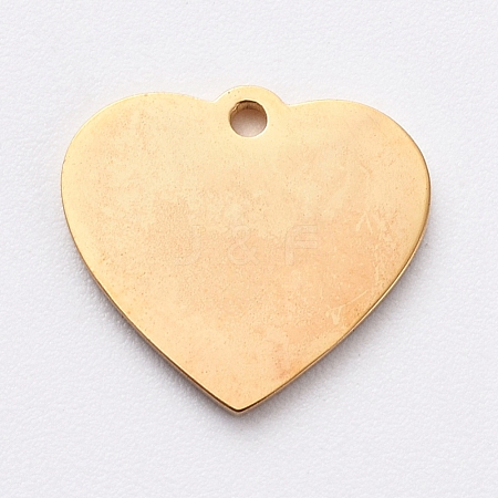 PVD Vacuum Plating 304 Stainless Steel Stamping Blank Tag Charms X-STAS-G215-12-G02-1