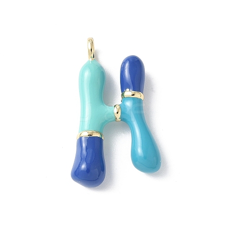 Brass Enamel Pendants KK-E093-03G-H-02-1