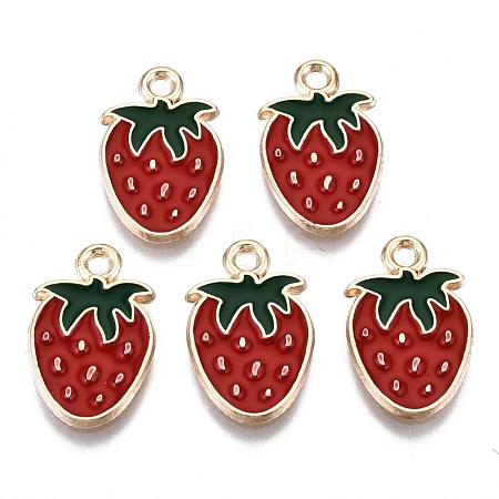 Alloy Enamel Pendants X-ENAM-S115-026-1