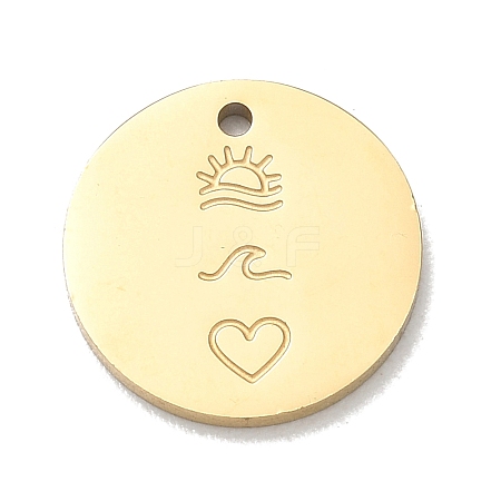 304 Stainless Steel Charms SA-CBA2714-04E-G-1