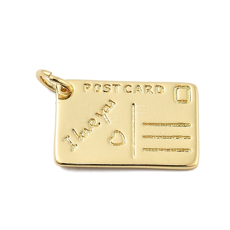 Brass Pendants X-KK-H206-02C-G-1