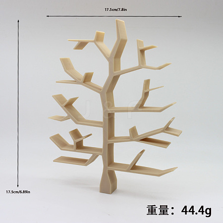 Miniature Dollhouse Bookshelf Tree-shaped PW-WG47DB7-01-1