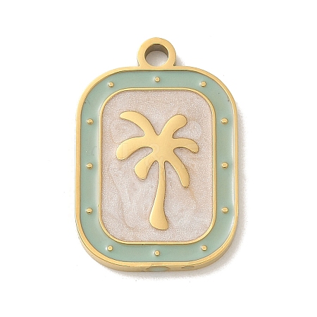 304 Stainless Steel Enamel Pendants X-STAS-I322-83G-C-1