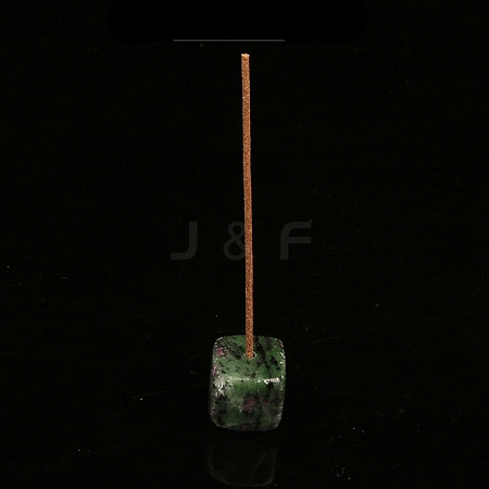 Natural Ruby Zoisite Incense Burners Holder PW-WGE54A8-11-1