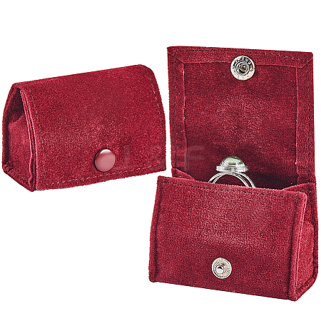 1Pc Arch Velvet Jewelry Storage Boxes CON-GF0001-17B-1