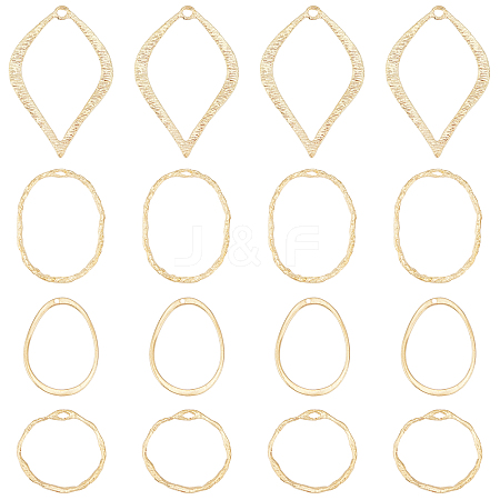 Brass Pendants KK-CA0001-19-NR-1