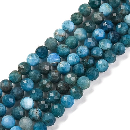 Natural Apatite Beads Strands G-F770-C02-02-1