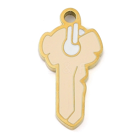 304 Stainless Steel Pendants STAS-F315-02G-1