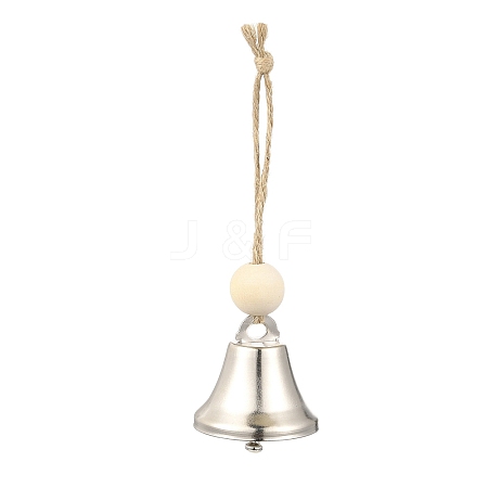 Iron Bell Hanging Ornaments HJEW-JM02466-1