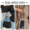 2Pcs 2 Styles Acrylic Leopard Print Curb Chain Purse Chains FIND-TA0009-67-8