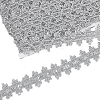 Polyester Wavy Lace Ribbon OCOR-WH0082-365B-1