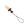 Broadsword Glass Seed Beaded Pendant Decorations HJEW-MZ00176-4