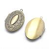 Brass Locket Pendants KK-F717-05AB-NR-2