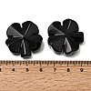 Natural Obsidian Carved Clover Display Decorration GG-CBA6D08-D06-3