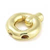 Rack Plating Brass Pendants KK-C055-01Q-G-2