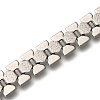 304 Stainless Steel Bib Chain Necklaces NJEW-Z013-03P-4
