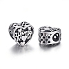 Hollow 925 Sterling Silver European Beads OPDL-L017-047TAS-2