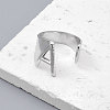 Non-Tarnish 201 Stainless Steel Finger Rings RJEW-H223-04P-A-2