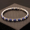 Brass & Clear Cubic Zirconia & Resin Evil Eye Tennis Bracelets for Women FS-WG6CA97-02-1