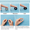 SUPERFINDING 30Pcs 2 color Joystick Sponge Ring AJEW-FH0001-53-2