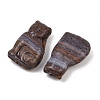 Czech Pressed Glass Beads GLAA-I061-02E-2