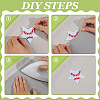 20Pcs Star with Baseball Pattern Computerized Embroidery Cloth Iron on/Sew on Patches PATC-BC0001-27-3
