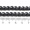 Natural Black Onyx(Dyed & Heated) Beads Strands G-C179-A10-02-5