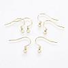 304 Stainless Steel Earring Hooks STAS-P221-04G-01-1