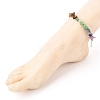 Natural Gemstone Beaded Anklets & Stretch Bracelets Jewelry Sets SJEW-JS01133-8