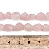 Natural Madagascar Rose Quartz Beads Strands G-Q060-E21-02-5