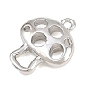 Brass Charms KK-CBA0565-09P-2