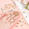 30Pcs Brass Micro Pave Cubic Zirconia Charms KK-BBC0015-20-3