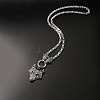 Vintage Zinc Alloy Viking Pendant Necklaces for Men WGF2FB9-01-2