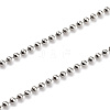 Non-Tarnish 304 Stainless Steel Ball Chain Necklaces NJEW-JN02912-04-2