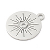 Non-Tarnish 304 Stainless Steel Pendants STAS-B056-26P-05-2