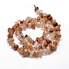 Natural Rutilated Quartz Chip Beads Strands X-G-E271-91-2